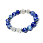 Load image into Gallery viewer, Blue &amp; Pearly Agate Set
