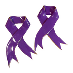 Load image into Gallery viewer, Pancreatic Ribbons Earrings
