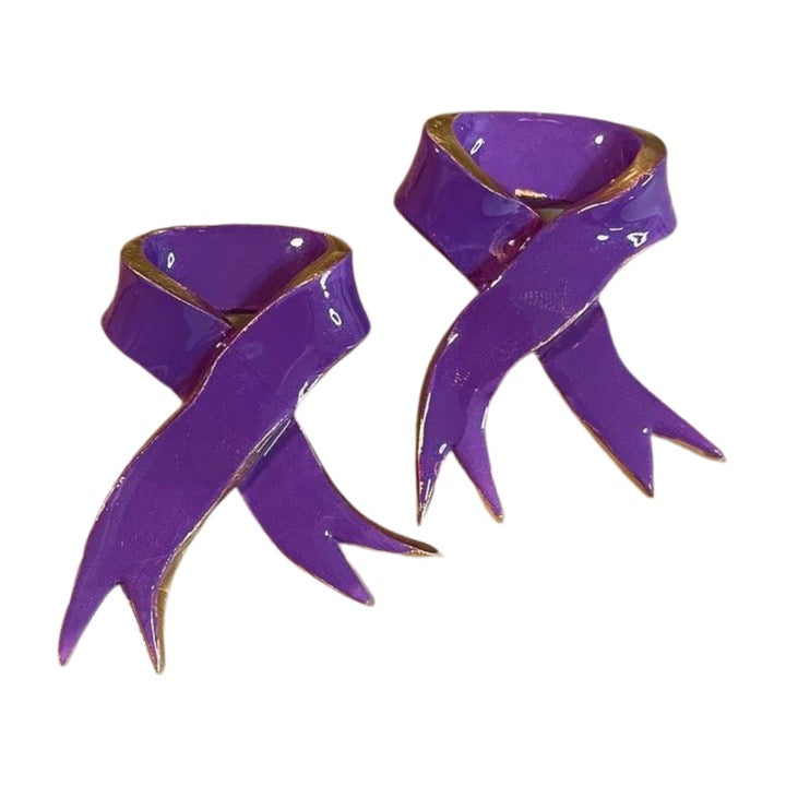 Pancreatic Ribbons Earrings