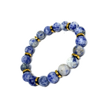 Load image into Gallery viewer, Denim And Gold Bracelet
