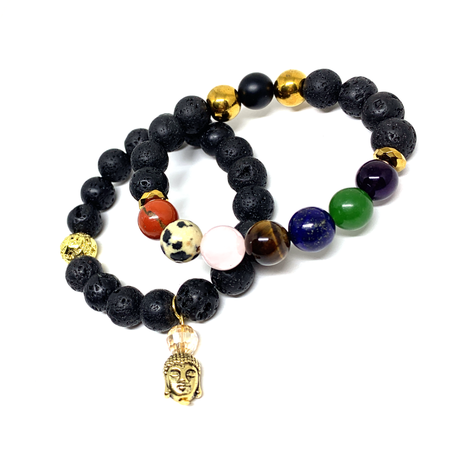 Gold Diffuser Chakra Bracelet (without spacers)